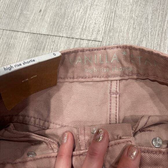 NWT Vanilla Star Shortie Pink Shorts - Picture 3 of 4